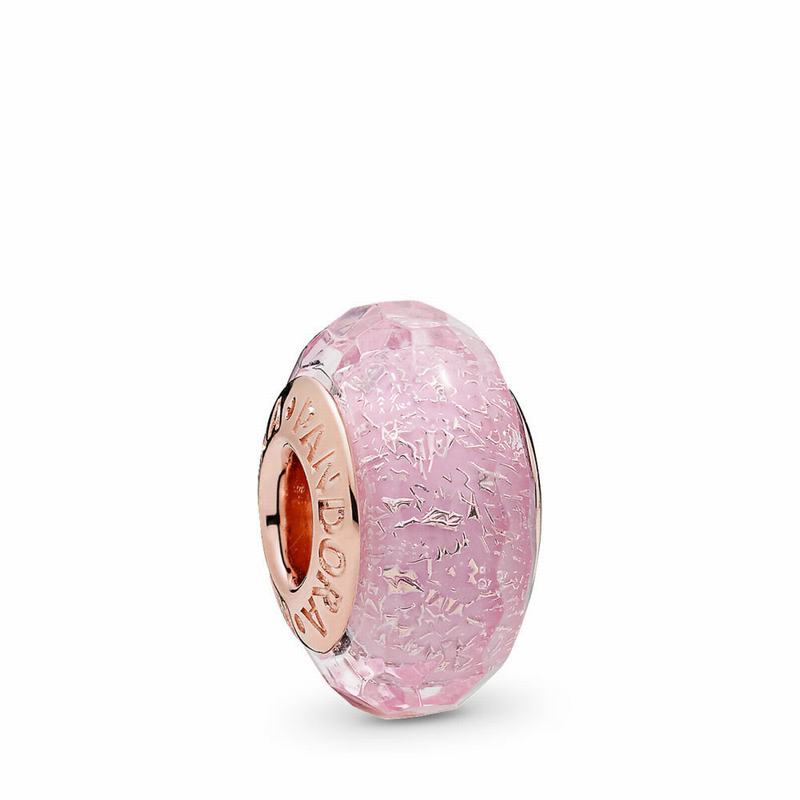 Pandora Rose™ Pink Shimmering Murano Glass Charm Egypt LV1376428